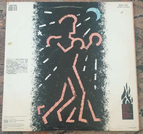 DAVID BOWIE Let`s Dance (VG+/VG) EMI SO(B) 17093 SA Pressing 1983 - Inner with lyrics