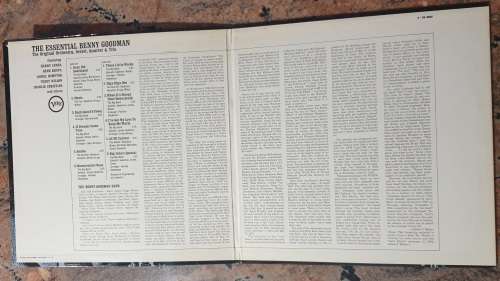 BENNY GOODMAN The Essential - Gatefold (VG+/VG+) Verve V6-8582 USA Pressing 1964 - RARE