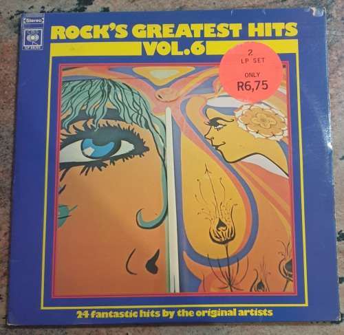 ROCK`S GREATEST HITS VOL. 6  Original Artists - Double LP (VG+/VG) CBS GP 88/89 SA Press 1974