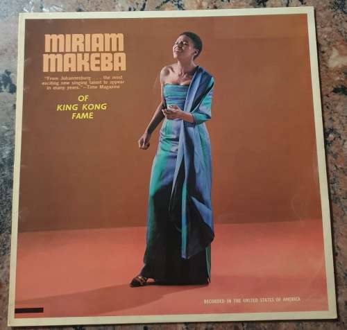 MIRIAM MAKEBA Of King Kong Fame (Excellent/Very Good+) London Records GL 1808 South African Pressing