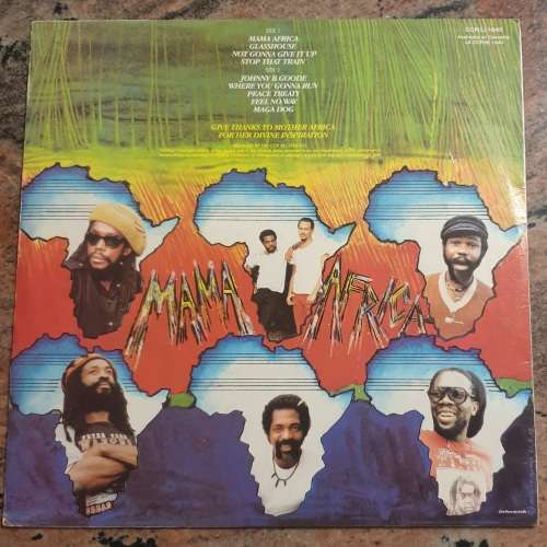 PETER TOSH Mama Africa (Very Good+/Very Good+) EMI CCP(L) 1040 SA Pressing 1983