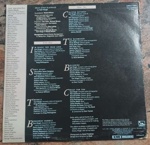 EARL KLUGH Crazy For You (VG+/VG) Liberty LBR(L) 1065 SA Pressing 1981