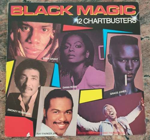 BLACK MAGIC 12 Chartbusters - Various Original Artists (VG+/VG+) RPM 1182 SA Pressing 1982
