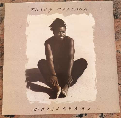 TRACY CHAPMAN Crossroads (VG+/VG+) Elektra EKC 6178 SA Pressing 1989 - Inner sleeve with lyrics