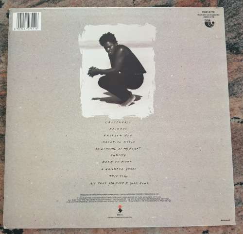 TRACY CHAPMAN Crossroads (VG+/VG+) Elektra EKC 6178 SA Pressing 1989 - Inner sleeve with lyrics