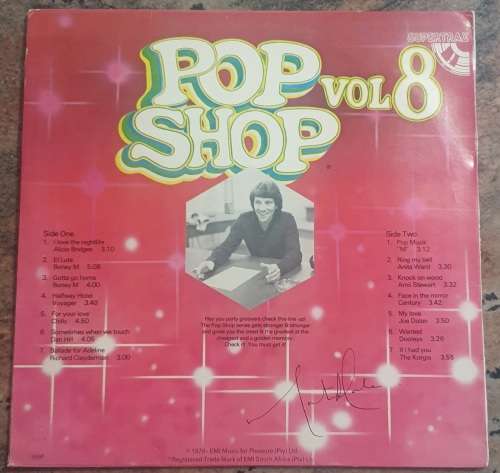 POP SHOP Vol 8 14 Original Singles (VG/VG) EMI Supertrax ST 100 SA Pressing 1979