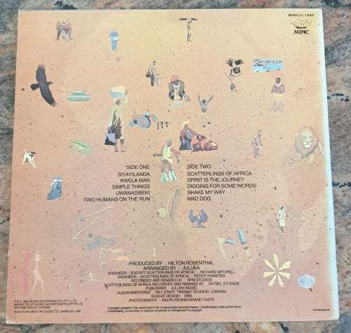 JULUKA Scatterings (VG+/VG+) MINC MINC(L) 1040 SA Pressing 1982