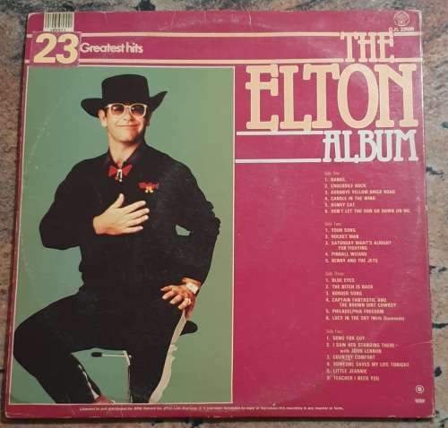 ELTON JOHN 23 Greatest Hits - Double LP (VG+/VG) DJL 33509 SA Pressing 1983 - Gatefold