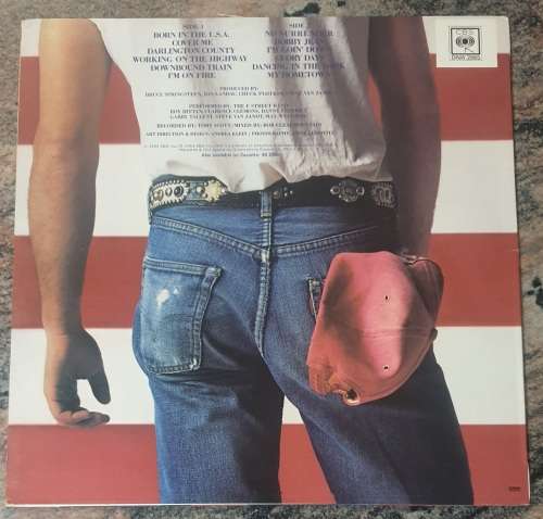 BRUCE SPRINGSTEEN Born In The USA (Very Good+/Very Good+) CBS DNW 2985 SA Pressing 1984