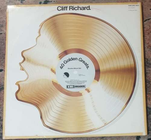 CLIFF RICHARD 40 Golden Greats - Double LP (Excellent/VG+) EMI EMGJ(W) 6021 SA Pressing - Gatefold