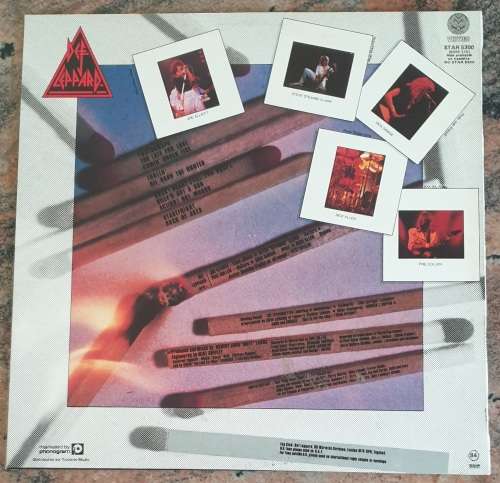 DEF LEPPARD Pyromania (Very Good+/Very Good+) Vertigo STAR 5300 SA Pressing 1983
