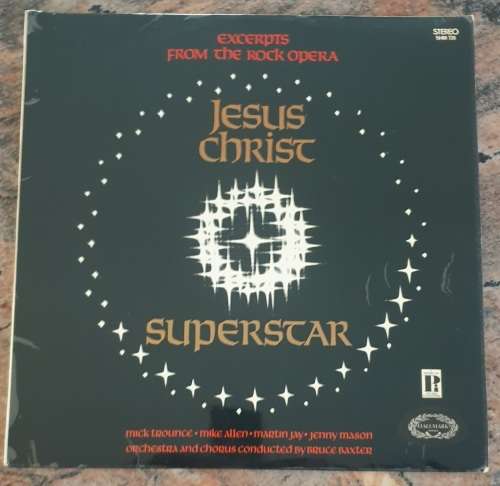 JESUS CHRIST SUPERSTAR Excerpts From The Rock Opera (VG+/VG+) Hallmark SHM 731 UK Pressing 1971