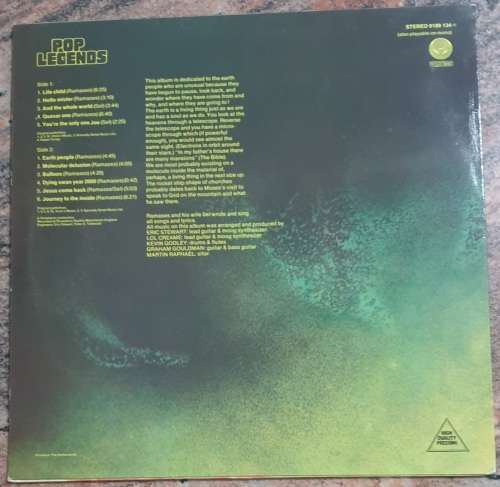 RAMASES Space Hymns (Very Good+/Very Good+) Vertigo 9199 134 Holland Pressing - RARE