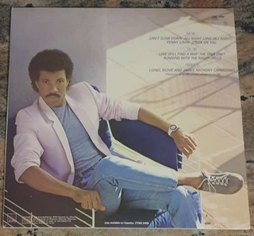 LIONEL RICHIE Can`t Slow Down - Gatefold (VG+/Excellent) Motown TMC 5459 South African Pressing 1983