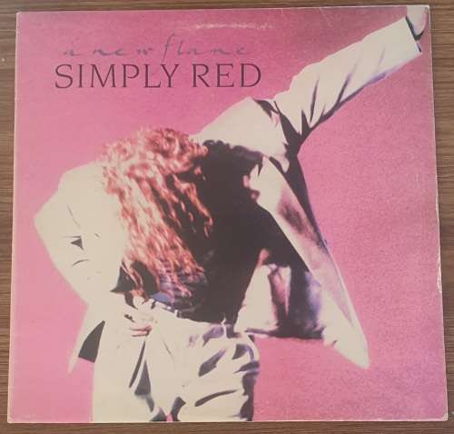 SIMPLY RED A New Flame (Very Good+/Very Good) WEA WIC 5109 SA Pressing 1989 - Lyrics inside