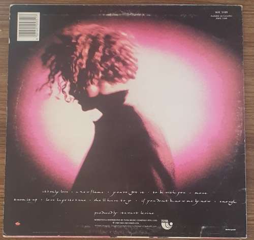SIMPLY RED A New Flame (Very Good+/Very Good) WEA WIC 5109 SA Pressing 1989 - Lyrics inside