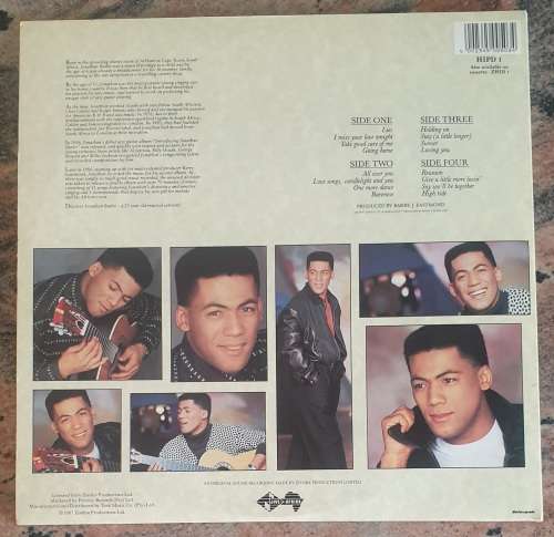 JONATHAN BUTLER Jonathan Butler - Double LP (Very Good+/VG+) Jive HIPD 1 SA Pressing 1987 - Gatefold