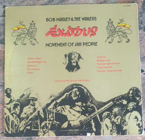 BOB MARLEY and THE WAILERS Exodus (VG+/VG) Island ILPS 9498 Original United Kingdom Pressing 1977