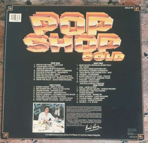 POP SHOP GOLD 32 Number One Hits `73 - `83 - Double LP (Very Good+/Very Good+) MFP GOLD 100 SA Press