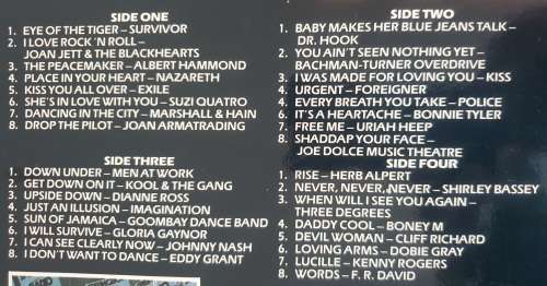 POP SHOP GOLD 32 Number One Hits `73 - `83 - Double LP (Very Good+/Very Good+) MFP GOLD 100 SA Press