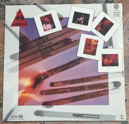 DEF LEPPARD Pyromania (Very Good+/Excellent) Vertigo STAR 5300 SA Pressing 1983