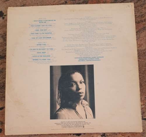 ROBERTA FLACK Blue Lights In The Basement (Very Good+/Good) Atlantic KSD 19149 Canadian Pressing