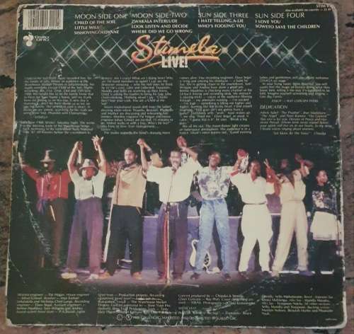 STIMELA Live! - Double LP (Good+/Poor) Gallo STIM 01 SA Pressing 1988 - Gatefold