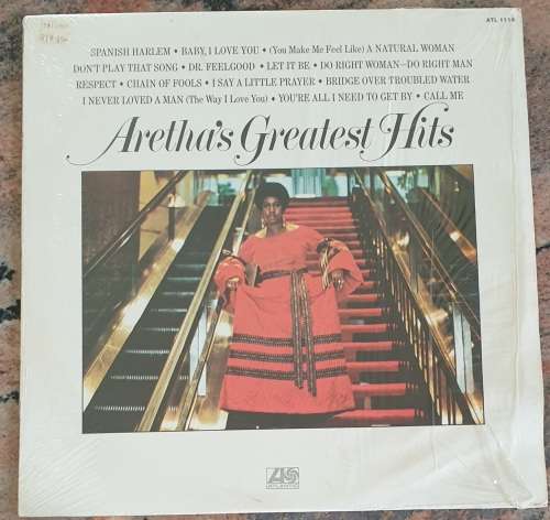 ARETHA FRANKLIN Aretha`s Greatest Hits (Very Good+/Very Good+) Atlantic ATL 1114 SA Pressing