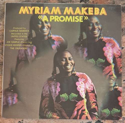 MYRIAM MAKEBA A Promise (Good+/Very Good) Black Music BMC(M) 513 SA Pressing