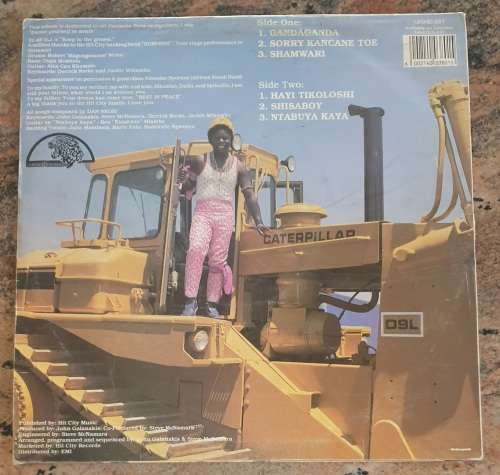 DAN NKOSI Gandaganda (Good+/Very Good) Leopard Records LEO(E) 037 SA Pressing 1987 - VERY RARE
