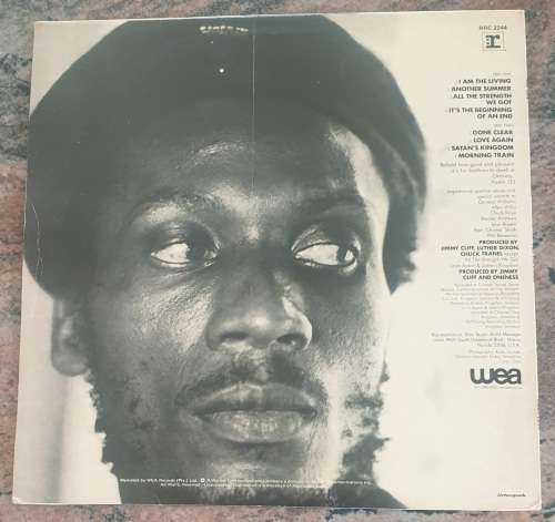 JIMMY CLIFF I Am The Living (Very Good+/Very Good+) Reprise RRC 2244 SA Press 1980 - Lyrics inside