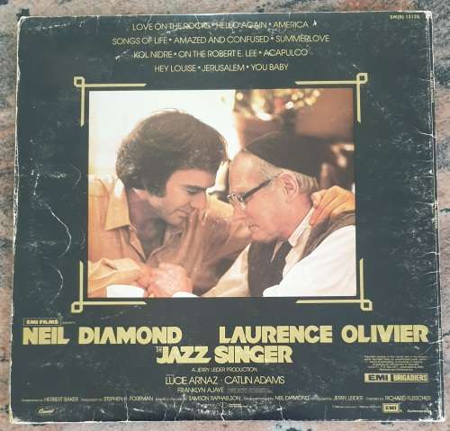 NEIL DIAMOND The Jazz Singer - OST- Gatefold (Good+/Good+) EMI SW(B) 12120 SA Pressing 1980