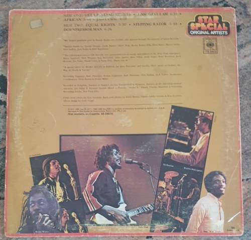 PETER TOSH Equal Rights (Very Good/Good+) CBS STR 20016 SA Pressing