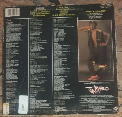 JAMBO Calling All Children (Good+/Good+) SPOT (V) 011 SA Pressing 1991 - RARE