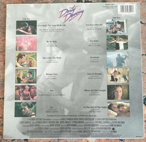 DIRTY DANCING - OST (Very Good+/Very Good+) RCA RCAC 1061 SA Pressing 1987