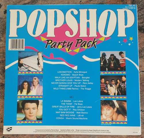 POP SHOP Party Pack - Original Artists (Very Good/Very Good+) PSP 103 SA Pressing