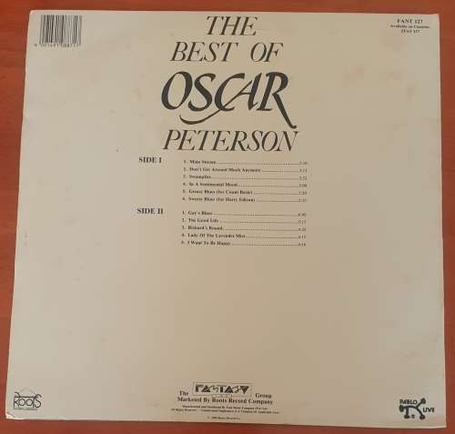 OSCAR PETERSON The Best Of (Very Good+/Very Good) Roots FANT 127 SA Pressing 1989