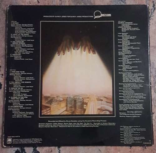 THE BROTHERS JOHNSON Light Up The Night - Gatefold (VG/VG) AMLH 63716 SA Pressing 1980 - RARE