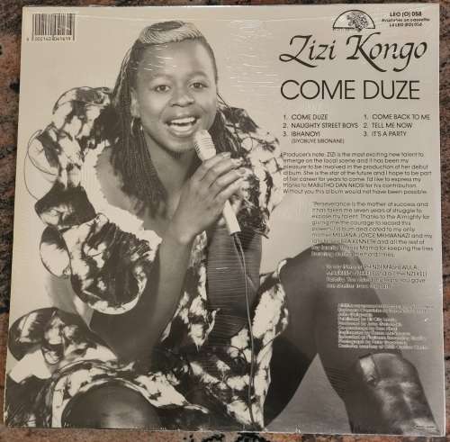 ZIZI KONGO Come Duze (New and sealed) Leopard LEO (O) 058 SA Pressing - BUBBLEGUM MUSIC