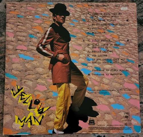 YELLOW MAN King Yellowman (Very Good/Very Good+) CBS 25922 UK Pressing 1984 - VERY RARE