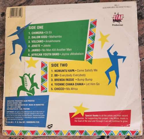 MAIZE MUSIC SUPERSTARS `90 Vol. 2 - 11 Original Artists (Good+/Good+) STAR MGL 2 SA Press 1990