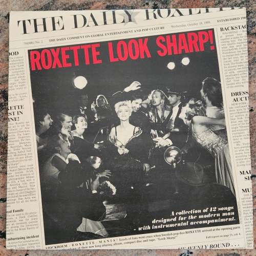 ROXETTE Look Sharp! (Very Good+/Very Good+) EMI EMCJ (L) 7910981 SA Pressing 1989