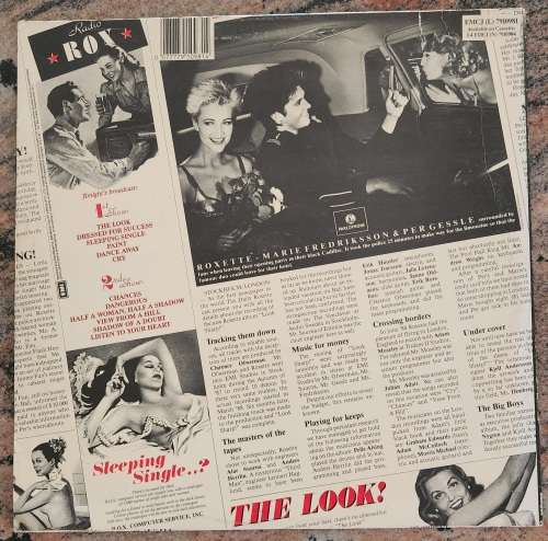 ROXETTE Look Sharp! (Very Good+/Very Good+) EMI EMCJ (L) 7910981 SA Pressing 1989
