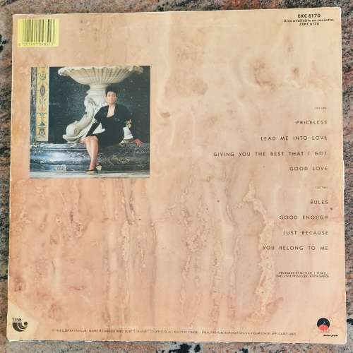 ANITA BAKER Giving You The Best That I Got (VG+/VG+) Elektra EKC 6170 SA Press 1988 - Lyrics inside
