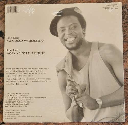 JOE MASUNGA Nwananga Washaneseka (New & sealed) Soltone 12QUAV(C) 006 SA Pressing 1986 - BUBBLE GUM