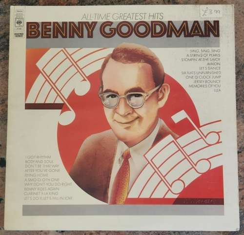 BENNY GOODMAN All Time Greatest Hits - Double LP (Exc/VG+) CBS S 65040 UK Pressing 1972 - Gatefold