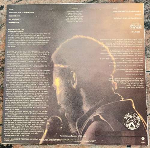 TOOTS & THE MAYTALS Live At Reggae Sunsplash 1982 (VG+/VG+) Strike STLP 4009 SA Pressing 1984 - RARE