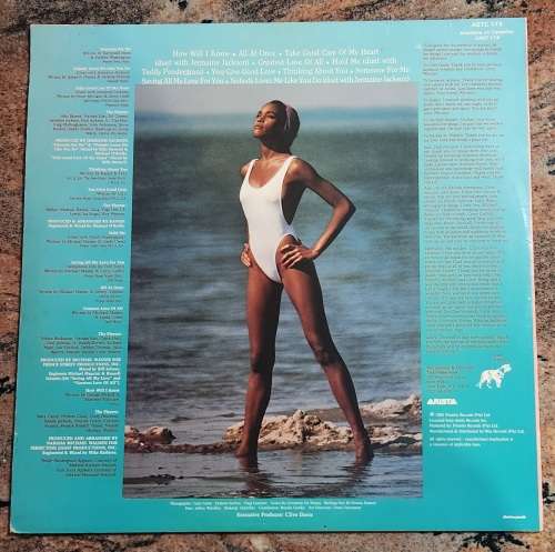 WHITNEY HOUSTON Whitney Houston (Very Good+/Very Good+) Arista ASTC 174 SA Pressing 1985
