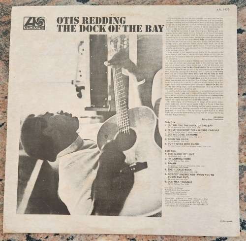 OTIS REDDING The Dock Of The Bay (Very Good+/Very Good) Atlantic ATL 1035 SA Pressing