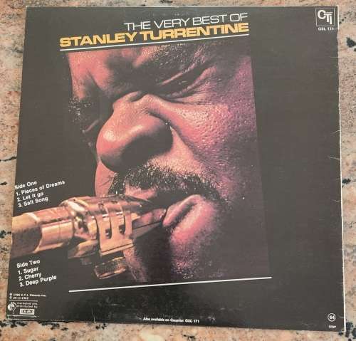 STANLEY TURRENTINE The Very Best Of (Very Good+/Very Good+) CTI GSL 171 SA Pressing 1982 - RARE